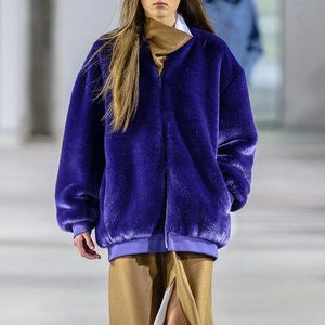 Tibi Faux Fur Bomber/ Fall ‘18 Runway